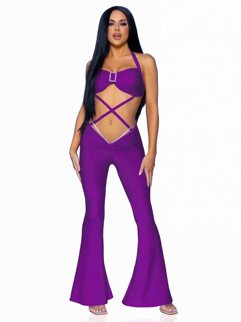 6415 87116-05302 Pop Star, Features Shimmer Jumpsuit With Strappy Midriff